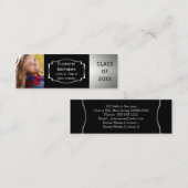 卒業式エンブレムクラス写真イントロカード コーリングカード (正面/裏面)