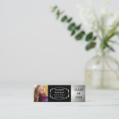 卒業式エンブレムクラス写真イントロカード コーリングカード (スタンド正面)