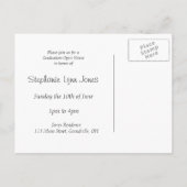 卒業式オープンハウスはがき インビテーションポストカード (裏面)