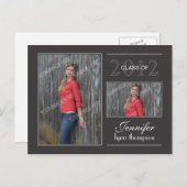 卒業式オープンハウスはがき インビテーションポストカード (正面/裏面)