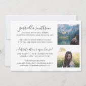 卒業式オープンハウスクラス2025招待状 案内状 (裏面)