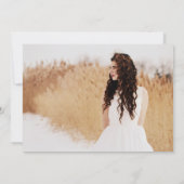 卒業式オープンハウス招待状と写真 招待状 (裏面)