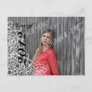 卒業式オープンハウス招待状 インビテーションポストカード