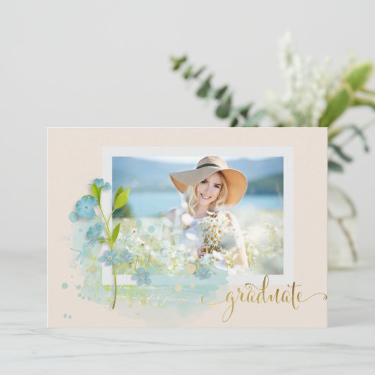 卒業式オープンハウス招待状 招待状 (スタンド正面)