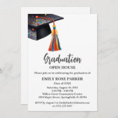 卒業式オープンハウス 招待状 (正面/裏面)