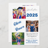 卒業式カスタムの写真とパーソナライズされた招待状 招待状 (正面/裏面)