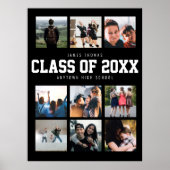 卒業式カスタムパーティ記念フォトディスプレイ ポスター (正面)