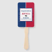 卒業式カスタムフォトキープサケSOLI DEOグロリア ハンドファン (正面)