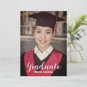 卒業式カスタムポートレート発表 招待状 (スタンド正面)