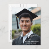 卒業式カスタム写真3葉書 ポストカード (正面/裏面)