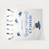 卒業式カスタム背景写真ブース タペストリー (正面(横))