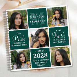 卒業式カスタム5フォトコラージュゲストブック ノートブック