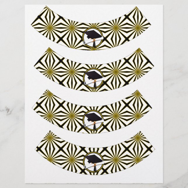 卒業式カップケーキラッパー (正面)