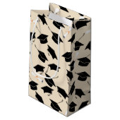 卒業式キャップおよび卒業証書 スモールペーパーバッグ (裏面アングル)