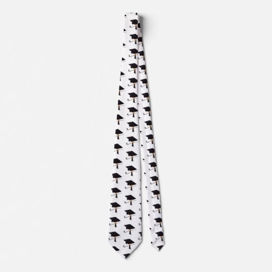 卒業式キャップおよび卒業証書 ネクタイ (正面)