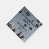 卒業式キャップトス | カスタマイズ スタンダードランチョンナプキン (角)