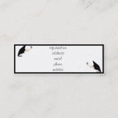 卒業式キャップ付き卒業式 コーリングカード (裏面)