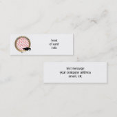 卒業式キャップ付き/金ゴールド枠 コーリングカード (正面/裏面)