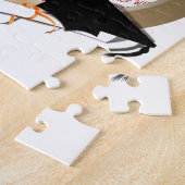 卒業式キャップ付き/金ゴールド枠 ジグソーパズル (側面)