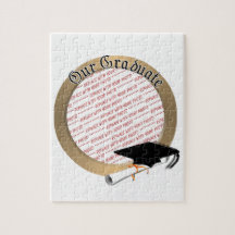 卒業式キャップ付き/金ゴールド枠