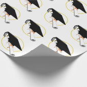 卒業式キャップ傾斜(ディプロマ付) ラッピングペーパー (角)