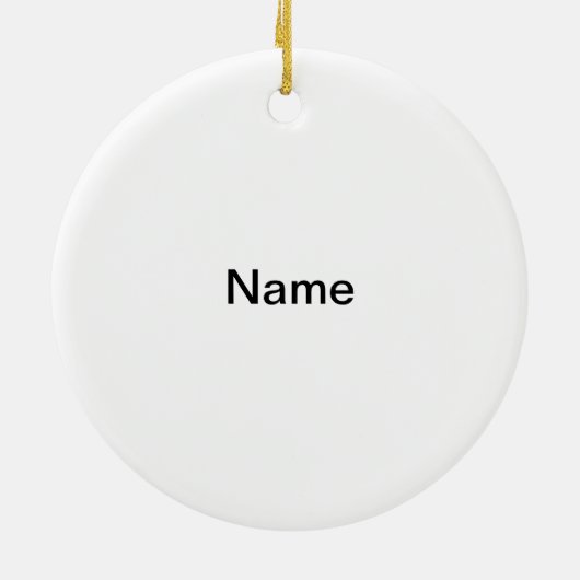 卒業式キャップ卒業証書カスタムオーナメント セラミックオーナメント (裏面)