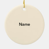 卒業式キャップ卒業証書 セラミックオーナメント (裏面)