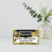 卒業式キャップ及び卒業証書カスタム院証 コーリングカード (スタンド正面)