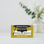 卒業式キャップ及び卒業証書カスタム院証 コーリングカード (スタンド正面)