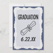 卒業式キャップ日付を保存するパーティーイベント セーブザデート (正面)