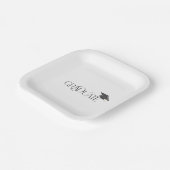 卒業式キャップ ペーパープレート (傾斜あり)