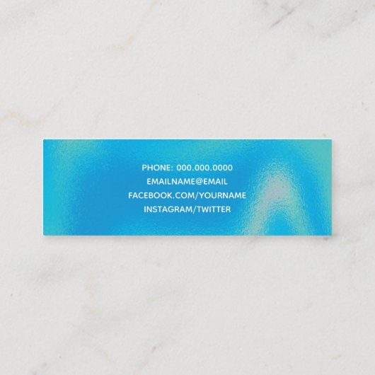 卒業式キャッ連絡プのカード挿入 コーリングカード (裏面)