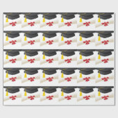 卒業式ギフト包装紙 ラッピングペーパー (フラット)