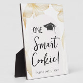 卒業式クッキーテーブル標識 フォトプラーク (側面)