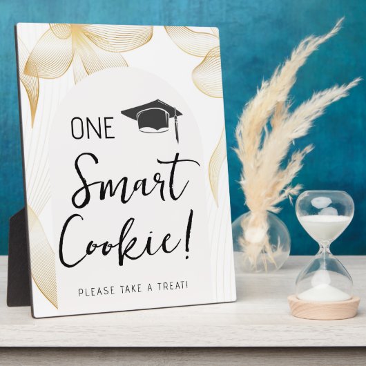 卒業式クッキーテーブル標識 フォトプラーク (側面)
