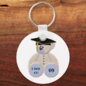 卒業式クマ2009俺がやったんだ！ キーホルダー (正面)