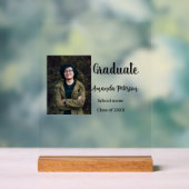 卒業式クラシック追加フォトネームclass year schooo アクリルサイン (ニュートラル)