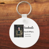 卒業式クラシック追加フォトネームclass year schooo キーホルダー (正面)