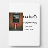 卒業式クラシック追加フォトネームclass year schooo フォトプラーク (正面)
