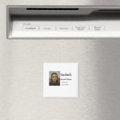 卒業式クラシック追加フォトネームclass year schooo マグネット (インサイチュ (食洗機))