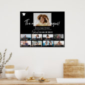 卒業式クラスの年のカスタム写真 ポスター (キッチン)