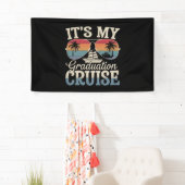 卒業式クルーズの修学旅行船レトロ 横断幕 (インサイチュ)