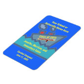 卒業式クルーズキャビンパーソナライズされたドアマーカー マグネット (左側)