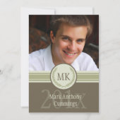 卒業式クレスト招待状 招待状 (正面)