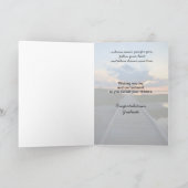 卒業式グリーティングカード – Dream Graduate カード (内部)