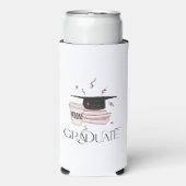 卒業式コーヒーの出来上がり スリム缶クーラー (Seltzer正面)