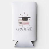 卒業式コーヒーの出来上がり スリム缶クーラー (正面)