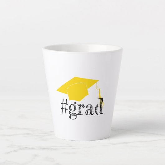 卒業式コーヒーマグ カフェラテマグ (正面)