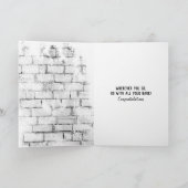 卒業式ゴールデンレトリバーtシャツカード カード (内部)