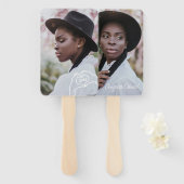 卒業式サインカスタムフォトファンセット ハンドファン (正面&裏面)